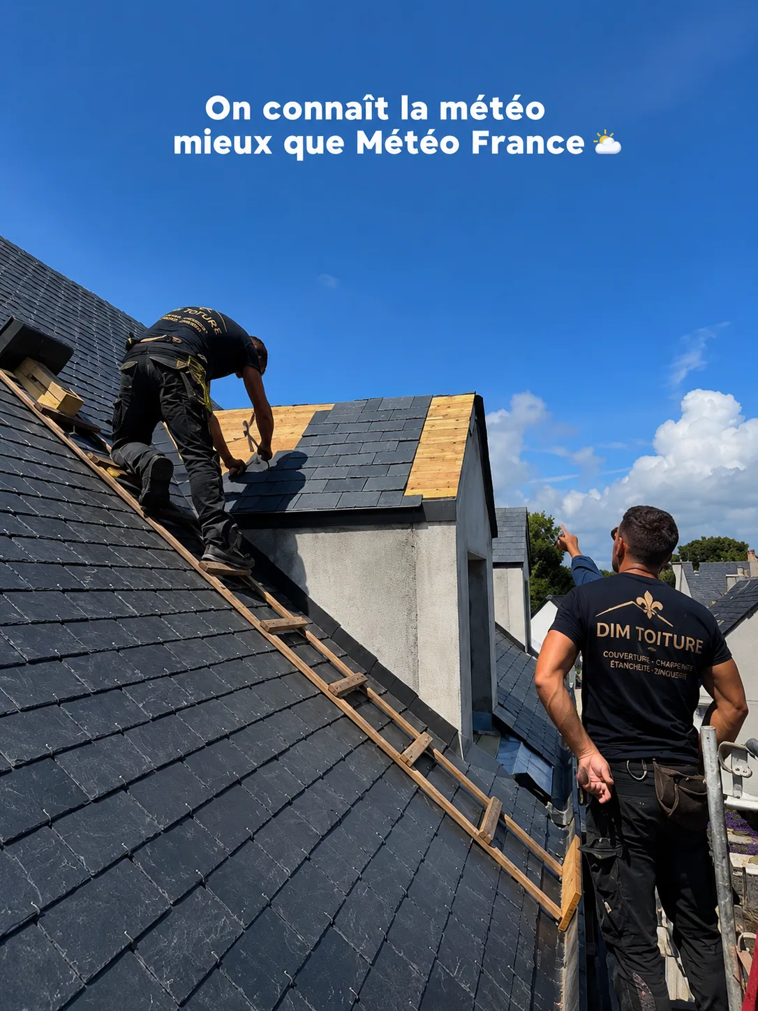 Reprise ponctuelle sur un toit de copropriété montrougienne