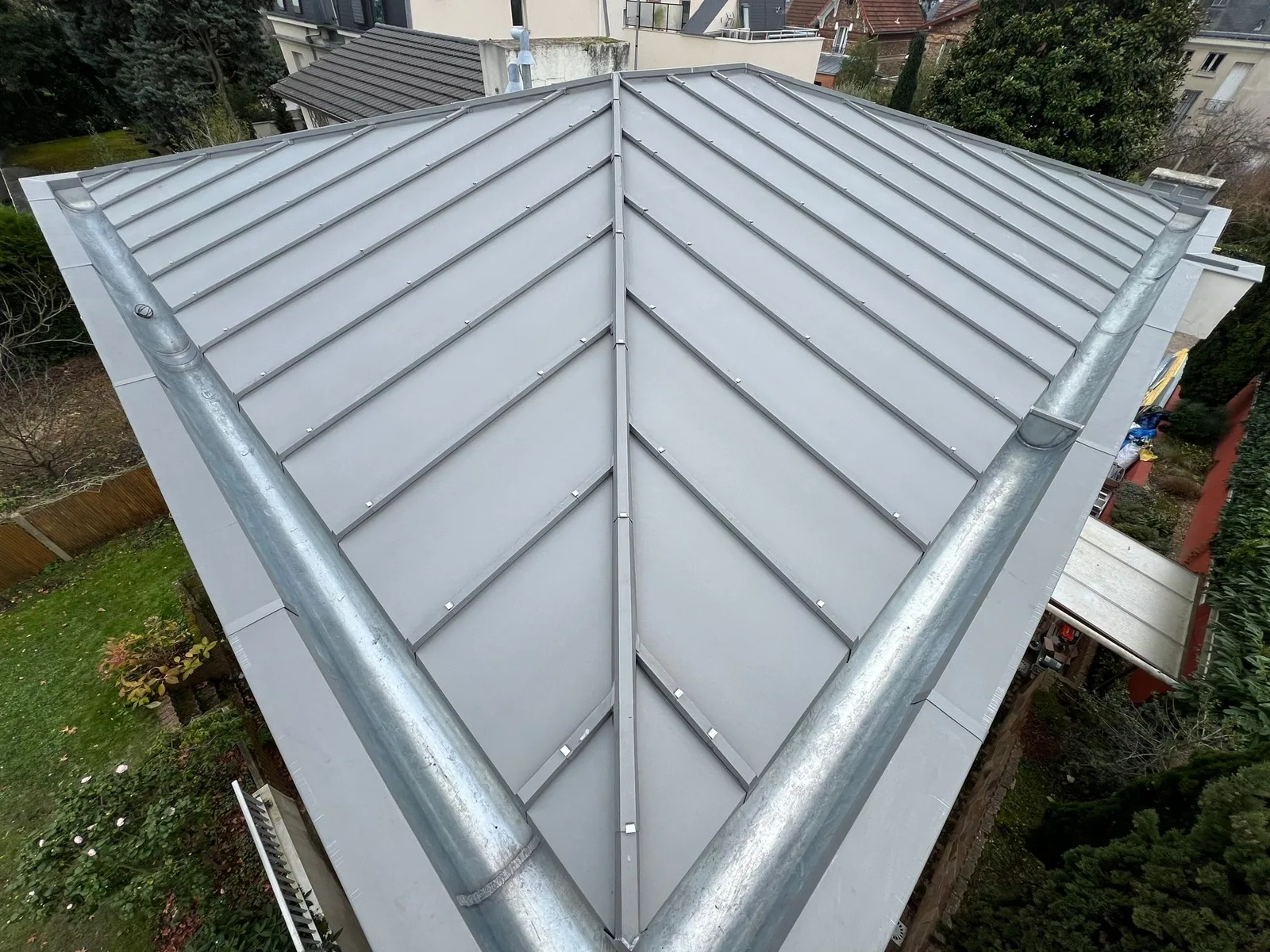 Toit de zinc à la parisienne, Montrouge